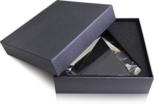 Personalized Crystal Trinity Pastor Appreciation Gift Plaque, Customized with Pastor & Church Name, Unique Thank You Gift for Pastor, Minister, Priest, Deacon, Elder and Church Staff (L - 9")