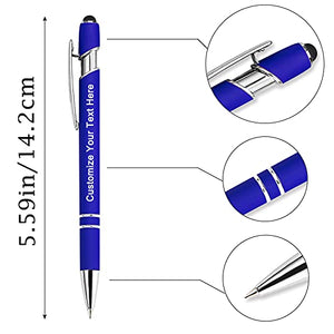 Up to 300 Pcs Custom Pens Bulk,Personalized Pens with Free Engraving,Customized Stylus Ballpoint Pens with Your Name,Text,Message for Business,Graduation,Anniversaries-Colorful Pens 156 Packs