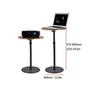 RAZZUM Wall Projector Stand - Height Adjustable Laptop & DJ Equipment Holder