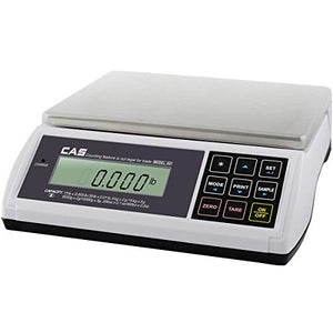CAS ED-60 Digital Bench & Counter Scale, 0~30 x 0.01 lbs/30~60 x 0.02 lbs, Legal for Trade