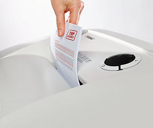 Dahle 50564 Oil-Free Paper Shredder with Jam Protection, SmartPower, German Engineered - 22 Sheet Max - Security Level P-4 - 5+ Users