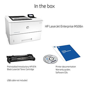 HP LaserJet Enterprise M506n Laser Printer with Built-in Ethernet (F2A68A)