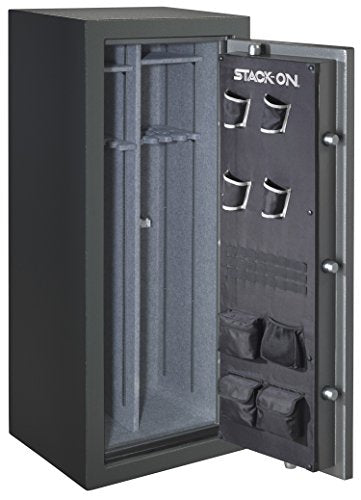 Stack-On TD-24-GP-C-S Total Defense 22-24 Gun Safe with Combination Lock, Gray Pebble