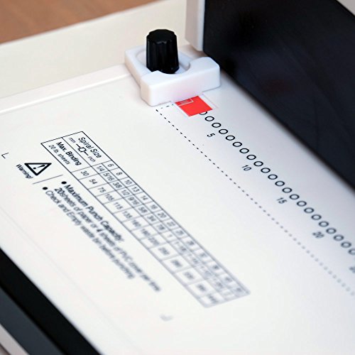 TruBind Coil Binding Machine - Manual Round Hole Punch - Adjustable Side Margin - 4 to 1 Pitch - 20 Sheet Capacity