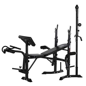 Olympic Weight Benches, Adjustable Weight Benche Set Multifunctional Weight-Lifting Bed Weight-Lifting Machine Fitness Equipment