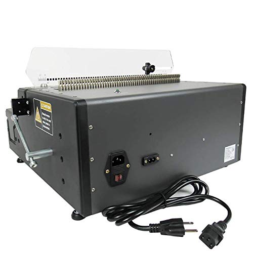 TruBind Spiral Coil Punch & Binding Machine - 4:1 Pitch Oval Holes - Electric Punch & Electric Coil Inserter - 25 Page Punch Capacity - Heavy Duty