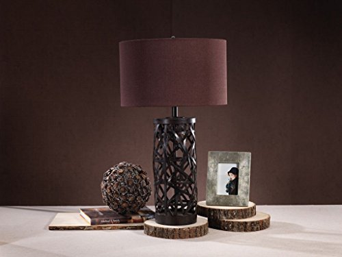 32" Tall Table Lamp, Spider Design