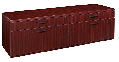 Regency Double Lateral Low Credenza, 60", Mahogany