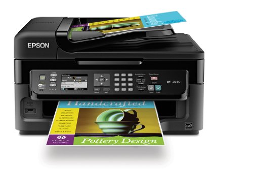 Epson WorkForce  All-In-One Wireless Color Inkjet Printer WF-2540, Black