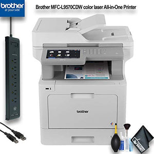 Brother MFC-L9570CDW Color Laser All-in-One Printer (MFC-L9570CDW) Home/Office Bundle