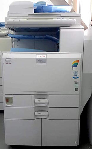 Refurbished Ricoh Aficio MP C3001 A3/Tabloid-size Color Copier - 30 ppm, Copy, Print, Scan, 2 Trays and Stand (Certified Refurbished)