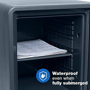 First Alert 2092DF Waterproof and Fire-Resistant Digital Safe, 1.31 Cubic Feet