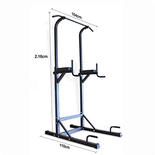 HMBB Strength Training Equipment Strength Training Dip Stands Multifunctional Pull Up Bar Power Tower Dip Station for Home Commercial Use Full Body Strength Training