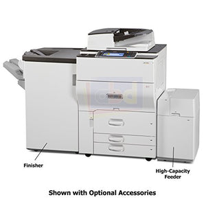 Ricoh Aficio MP 7502 High-Speed Tabloid-Size Black and White Laser Multifunction Copier - 75ppm, Copy, Print, Scan, E-Mail, Network, 2 Trays, Tandem Tray