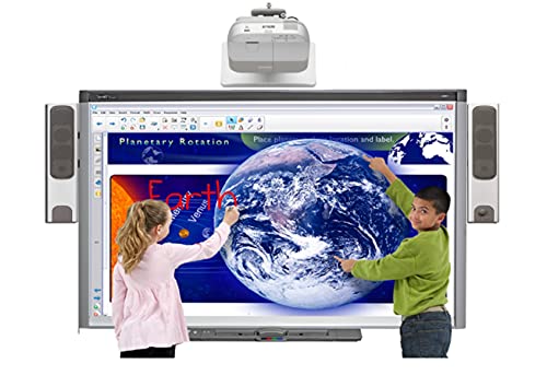 SMART Electronic Interactive Dry Erase Board (7ft x 4ft) with Short Throw Projector & Speakers