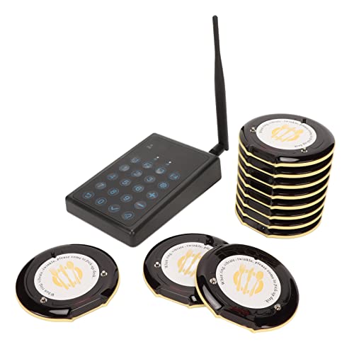 MAVIS LAVEN Restaurant Call Button Burglar Alarm System - 10pcs 100-240V (US Plug)