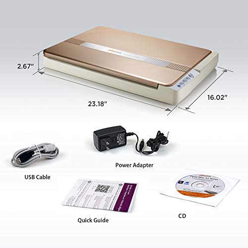 Plustek OpticSlim 1680 - High Speed Large Format Flatbed Scanner