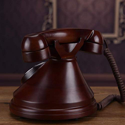 TEmkin Solid Wood Retro Antique Telephone - European/American Home/Office Landline Phone