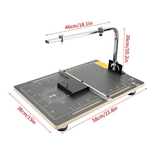 Desktop hot Wire Foam Cutting Machine, Board Wax Wire Foam Styrofoam Cutter Machine Working Stand Table Tool (US Plug 110V)