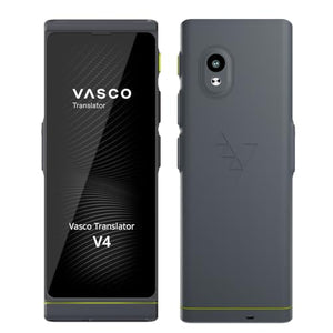 Vasco Electronics Vasco V4 Language Translator Device | 108 Languages | Free Lifetime Internet | Model 2022