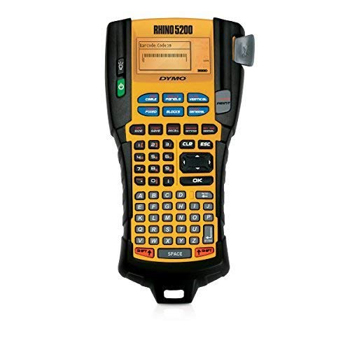 DYMO 1755749 Rhino 5200 Industrial Label Maker, 5 Lines, 6-1/10w x 11-2/9d x 3-1/2h