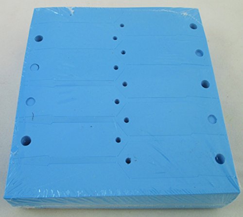 4 Set of 1,000 per Pack Blue Self-Locking Arrow Key Tags Size 4 1/2" X 3/4"