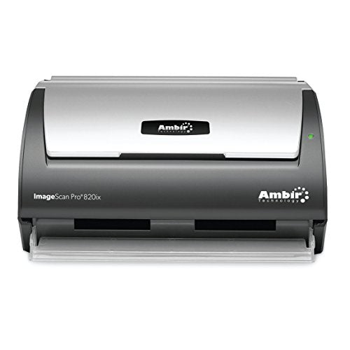Ambir ImageScan Pro 820i (DS820-AS) High-Speed Duplex Document and ID Scanner with Automatic Document Feeder