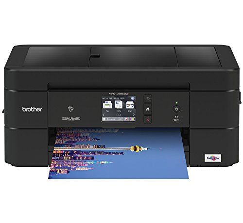 Brother Wireless All-In-One Inkjet Printer, MFC-J895DW, Multi-Function Color Printer, Duplex Printing, NFC One Touch to Connect Mobile Printing, Amazon Dash Replenishment Enabled