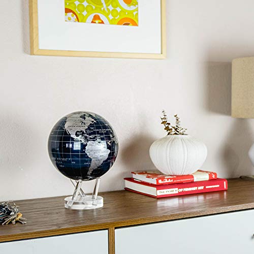 Black and Silver MOVA Globe 4.5"