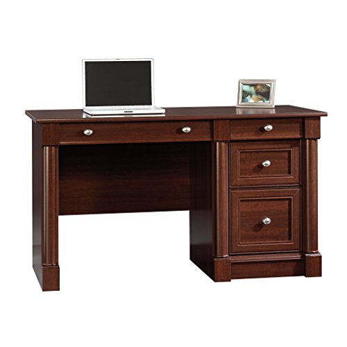 Sauder 412116 Palladia Computer Desk, L: 53.15" x W: 23.47" x H; 30.04", Select Cherry finish