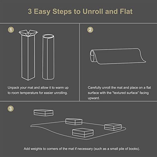 LPRR Transparent Chair Protectors Rug, Non-Slip Hardwood Floor Mats - Extra Wide Protect Pad (120cmx800cm)