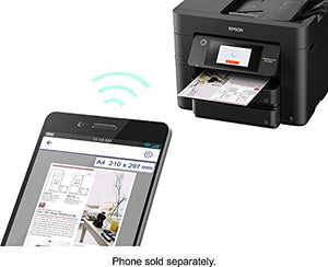 Epson Workforce Pro WF-4830 All-in-One Wireless Color Inkjet Printer, Black
