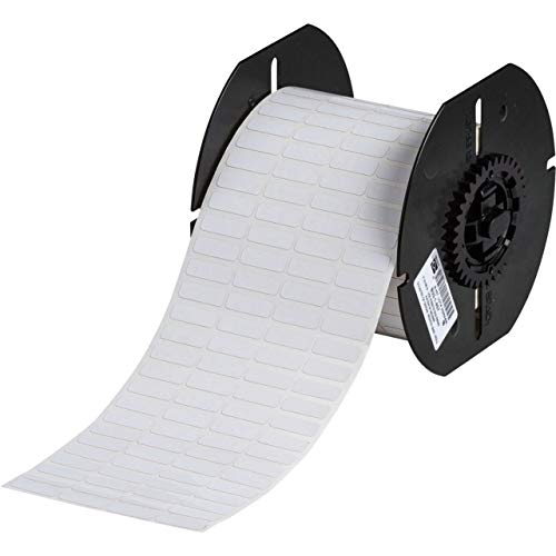 Brady B33-1-423, 133788 BBP33 Workhorse 0.25" x 0.75" White Polyester Label, Pack of 6 Rolls of 5000 pcs