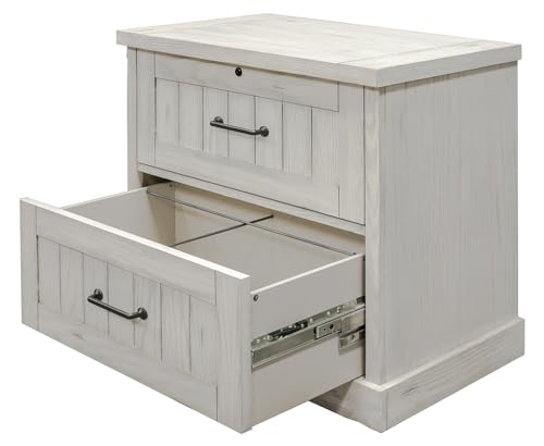 Martin Furniture Avondale Lateral File, White
