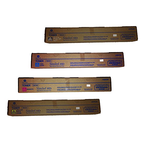 Konica Minolta BizHub C454 Toner Cartridge Set (OEM) Black. Cyan. Magenta. Yellow