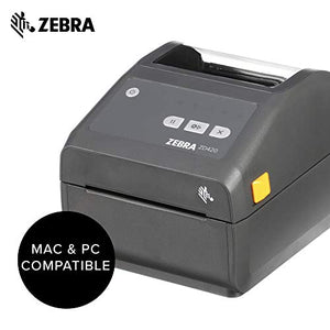 Zebra ZD420d Direct Thermal Desktop Printer 203 dpi Print Width 4 in USB ZD42042-D01000EZ