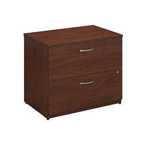 Bush Business Furniture Series C 36W 2 Drawer Lateral File in Hansen Cherry