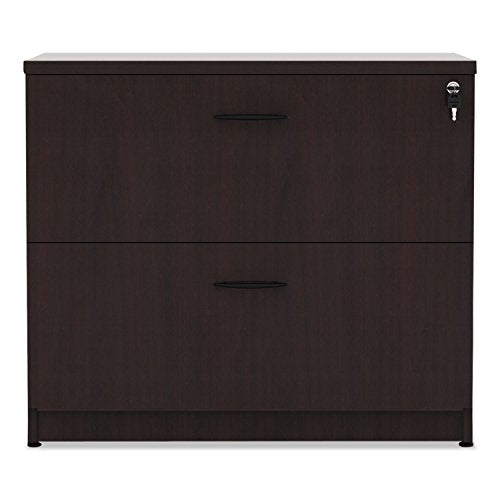 Alera VA513622MY Valencia Series Two Drawer Lateral File, 34w X 22 3/4d X 29 1/2h, Mahogany