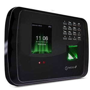 Timedox Tandem Pro WiFi/LAN Biometric Time Clock | Starting at $29 | Login from Anywhere, Anytime Real-Time Cloud Attendance Solution