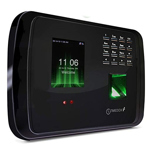 Timedox Tandem Pro WiFi/LAN Biometric Time Clock | Starting at $29 | Login from Anywhere, Anytime Real-Time Cloud Attendance Solution