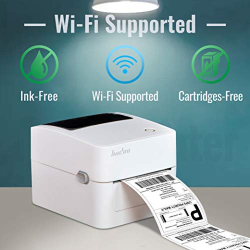 Hudoo 2054K II Generation Wireless/Wi-Fi and USB Shipping Label Printer, Compatible with Amazon, Ebay, FedEx, UPS, Shopify etc.
