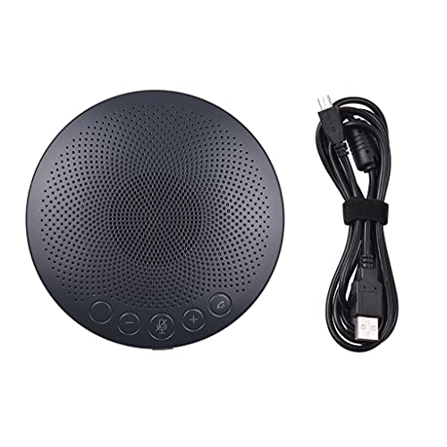 None Conference Microphone Omnidirectional Computer Mic 360° Voice Pickup Touch-Sensor Buttons with Mute Key