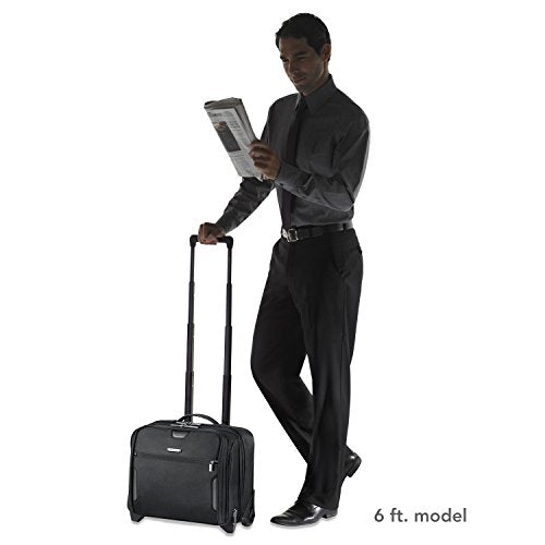 Briggs & Riley Medium Slim Rolling Brief KR251 (One Size, Black)