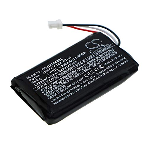 ChoyoqeR Replacement Battery (20PCS) 500mAh/3.7V 128004100, BT-41, RBP-DBT6X for RBP-6400, RIDA DBT6400 Li-Polymer