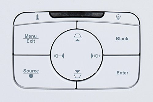ViewSonic PS501X 3400 Lumens XGA HDMI Short Throw Projector for Home and Office