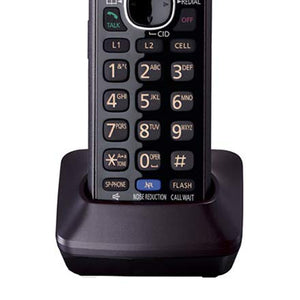 Panasonic KX-TG9542B + Four KX-TGA950B, 6-Handset Cordless System (2 Line) DECT 6.0 1.9Ghz Digital Answering System Expandable Up to 6 Handsets