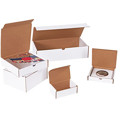 BOX USA BML30244 Literature Mailers, 30" x 24" x 4", White (Pack of 25)