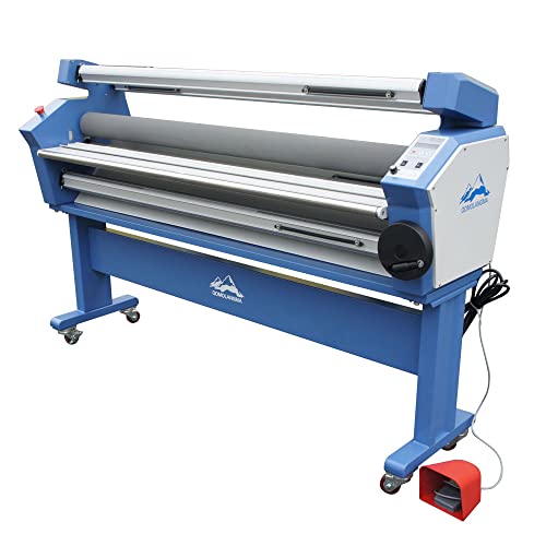 POVOKICI 63in Wide Format Cold Roll Laminator - Heat Assisted, Roll to Roll, 110V US Stock