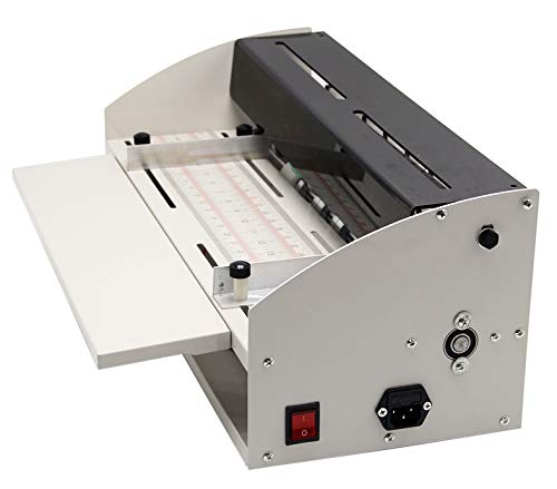 NEWTRY 110V 18.5inch 470mm Electric Creasing Machine Creaser Scorer Perforator Cutter 3in1 Combo Paper Cutting Creasing Perforating Machine