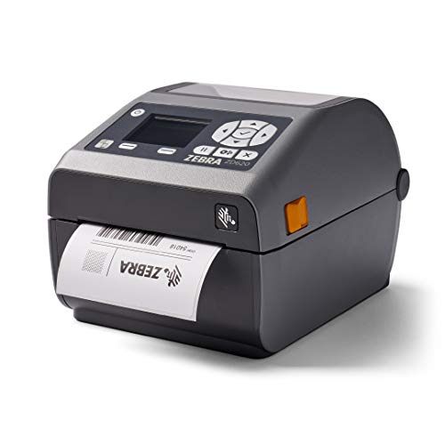 Zebra ZD620d Direct Thermal Desktop Printer with LCD Screen 203 dpi Print Width 4 in Ethernet Serial USB ZD62142-D01F00EZ